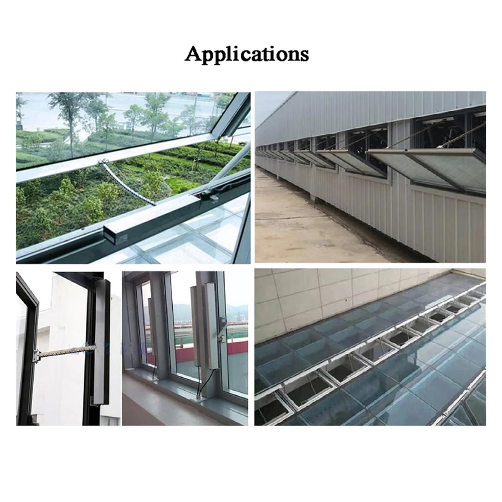 Motor Puerta Corredera, 500mm Chain Window Opener Aluminum Window Motor Skylight Actuator DIY Smart Home Basement Awning Engine Optional Remote Control(Kit4)