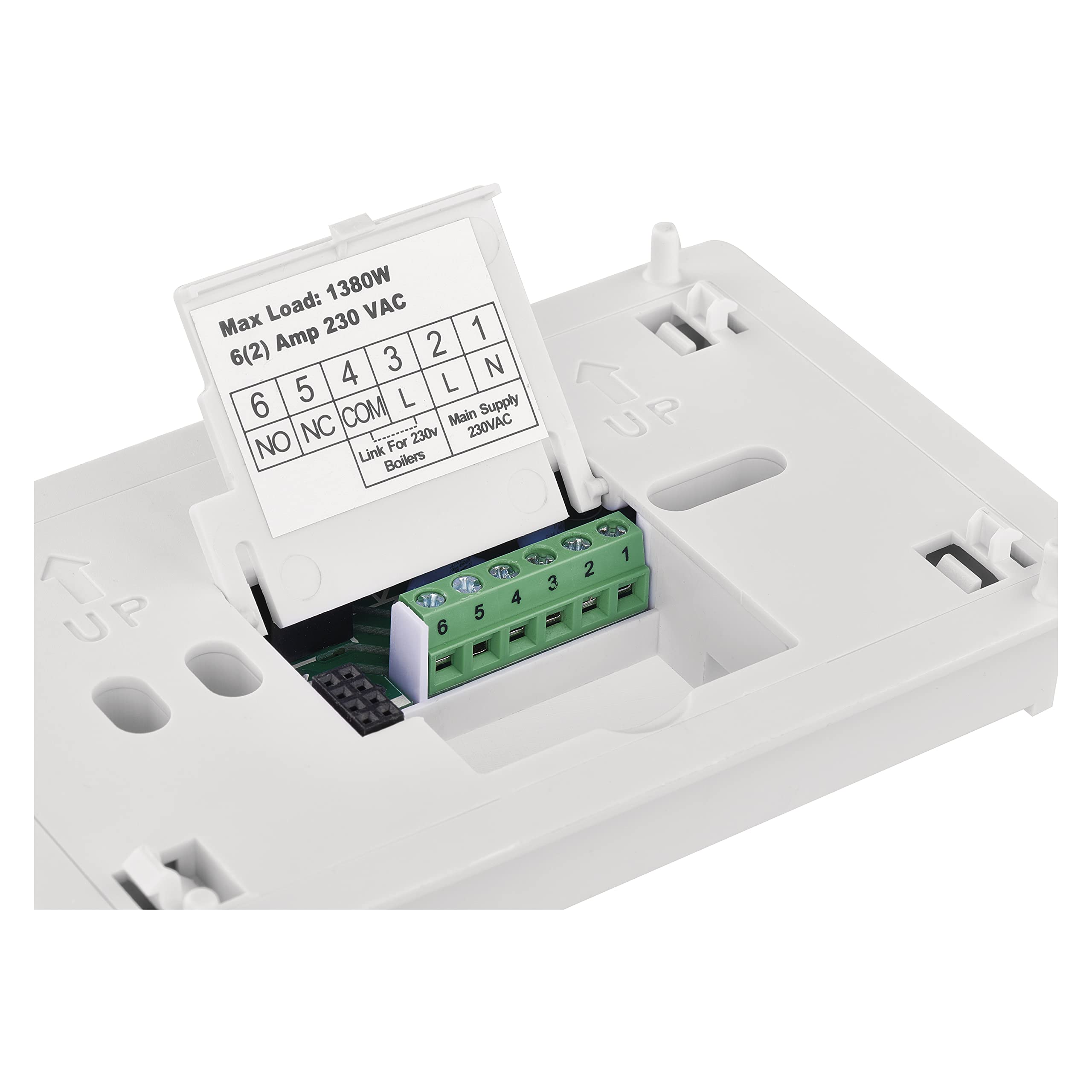 EMOS GoSmart termostato Inteligente WiFi, calefacción/refrigeración, App Tuya, Alexa, Google, IP, Ahorro energía, Montaje Sencillo, Blanco