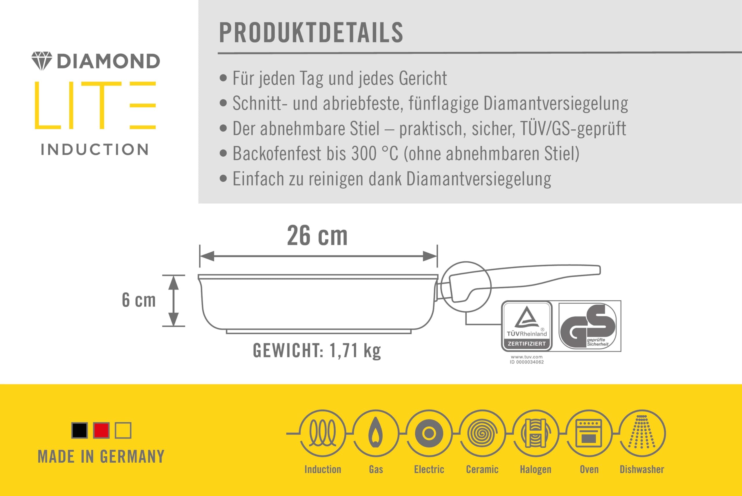 Woll Diamond Lite Viereckpfanne - Induktiv - – Bild 7