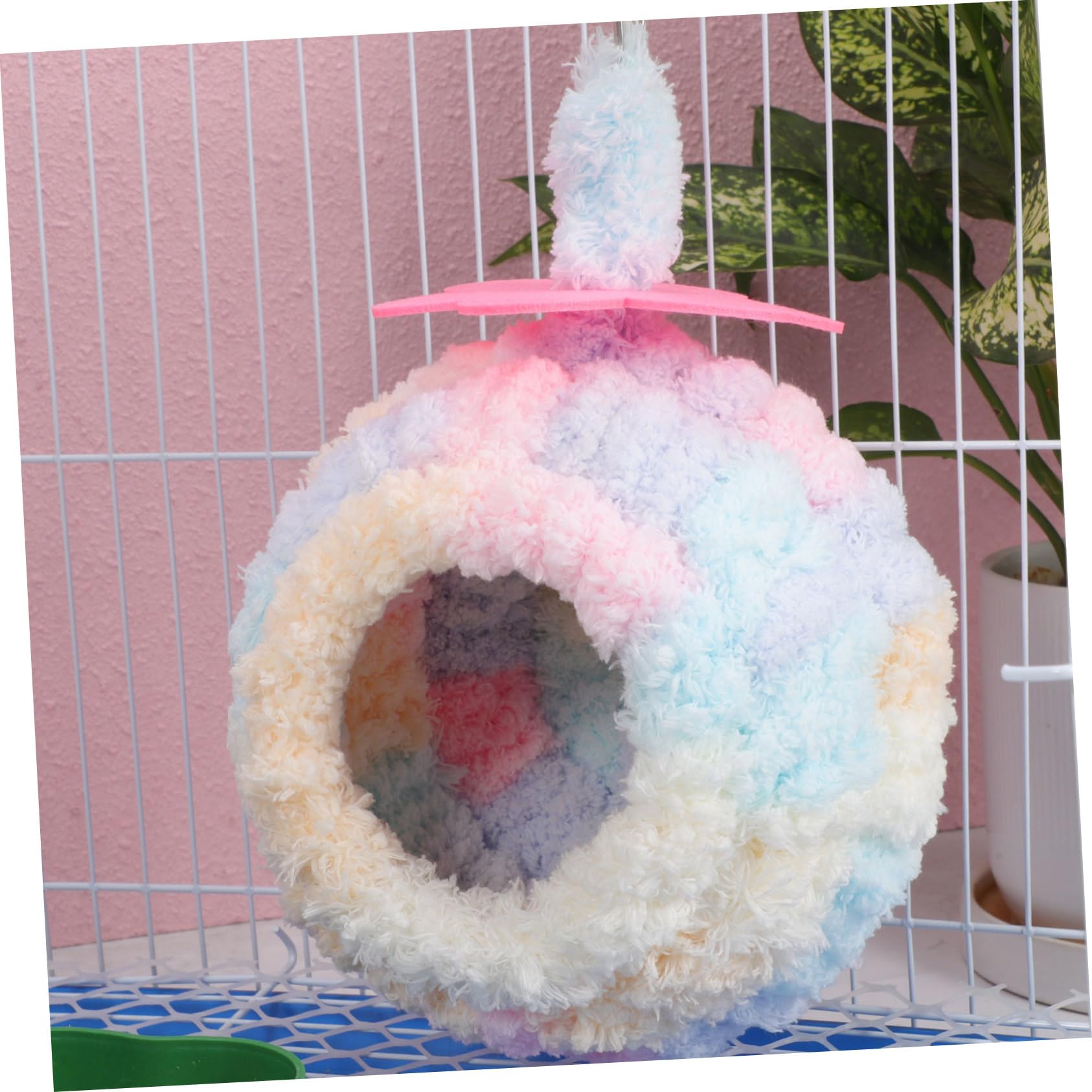 Nido De Cría para Pájaros Casa Cálida para Hamaca para Pájaros Fácil Instalación