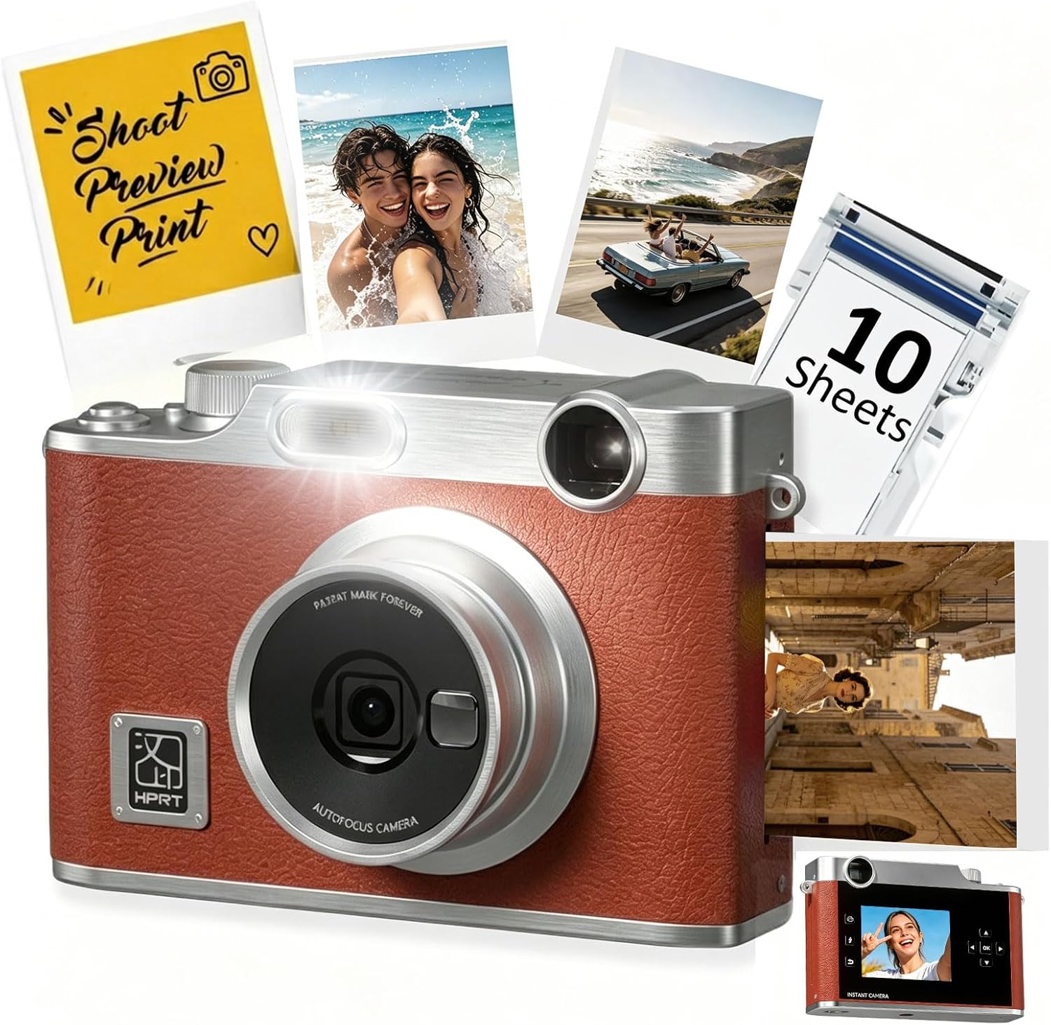 Z3 Instant Print Camera, 2-in-1 Digital Camera & Photo Printer 2.8" Screen