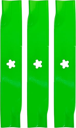 8TEN LawnRazor - Juego de cuchillas para Husqvarna YTH2242 RZ4222 42 pulgadas cubierta 539112078 (elevación alta), paquete de 3