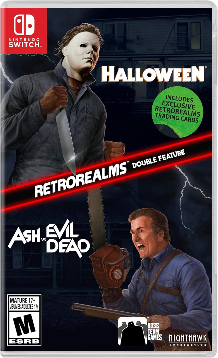 Imagem do produto Halloween E Ash Vs Evil Dead Retrorealms Double Switch - Físico em Amazon
