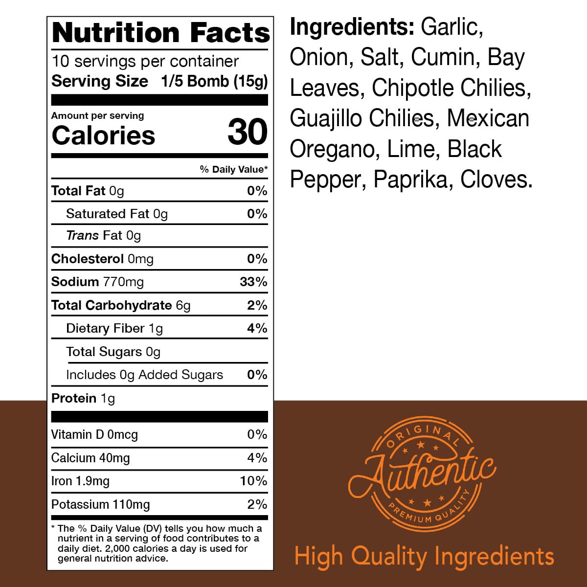 Barbacoa bombs, Delicious Spice bomb Rich in Traditional Flavor, Pre-Measured Barbacoa Seasonings blended with Authentic Spices and Herbs. Vegan Friendly (2 Barbacoa bombs Per Jar) (1-Jar)