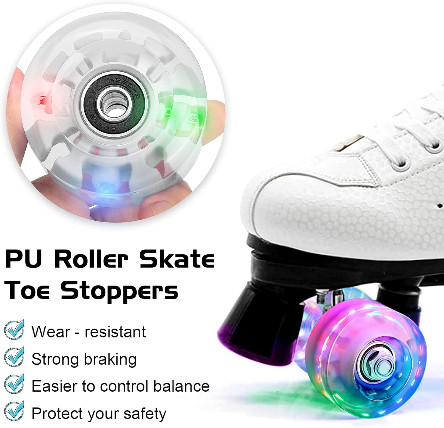 Light up roller skate wheels indoor Clearance