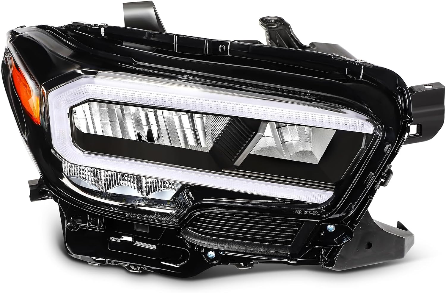 Headlight Assembly Compatible with 2020-2023 for Toyota Tacoma Limited|TRD Full LED Set Driver and Passenger Side TO2502291 TO2503291