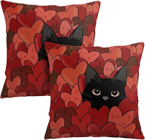 Miniatura 38 de Fundas de Almohada Decorativas de Invierno Navidad Renos Pino Pájaros Cardinales País de las Maravillas Bosque Funda de Almohada 18x18 Juego de 2