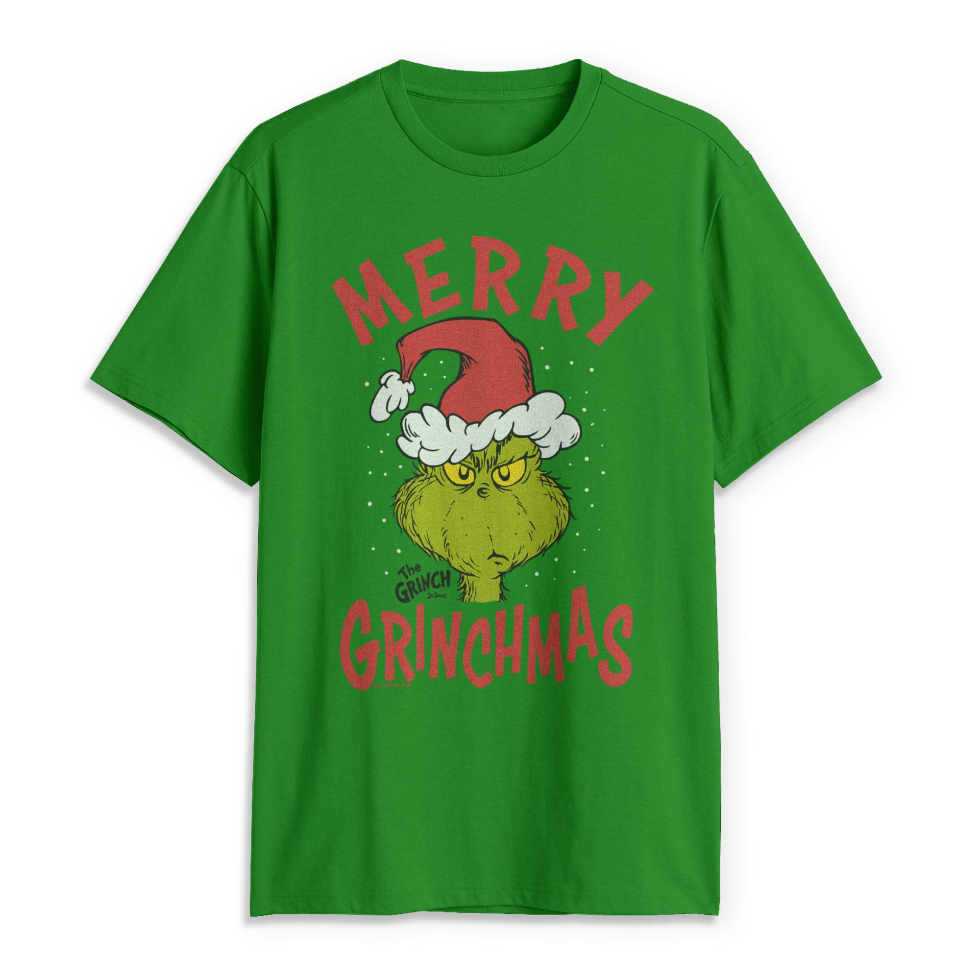 Mad EngineMen's The Grinch Merry Grinchmas T-Shirt