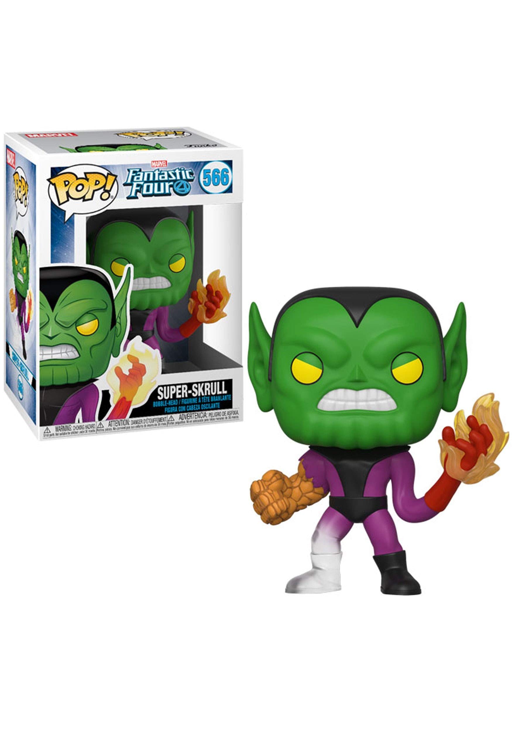 FunkoPOP! Marvel: Fantastic Four - Super-Skrull - Collectable Vinyl Figure - Gift Idea - Official Merchandise - Toys for Kids & Adults - Comic Books Fans - Model Figure for Collectors and Display