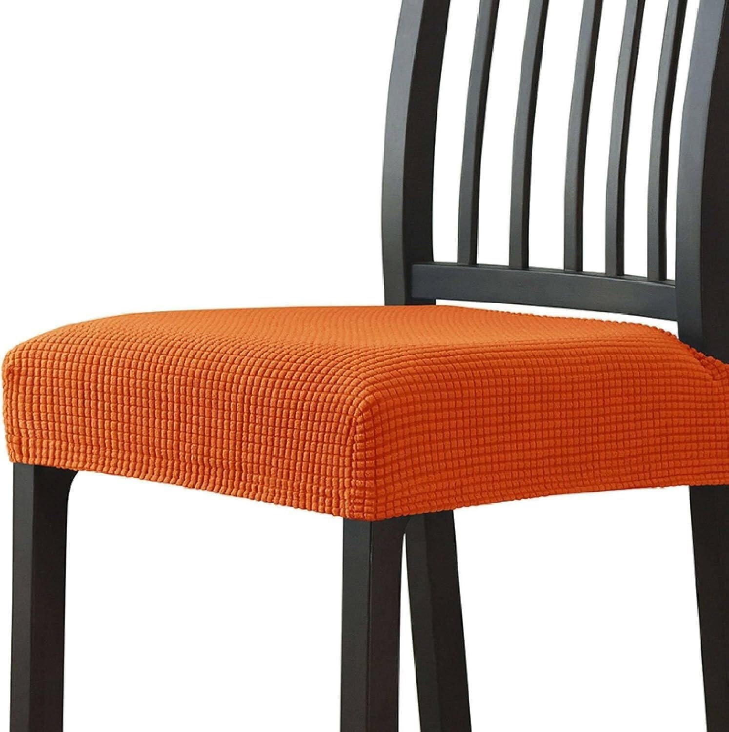 NMVAWIPT Chair Seat Covers, Jacquard Stretchable Removable Washable Slipcovers For Kitchen, Universal Fit(#21,2pcs)