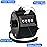 FEBSNOW 2 Pack Hand Tally Counter 4 Digital Click Counter for Sport Row School Event (Metallic Black)