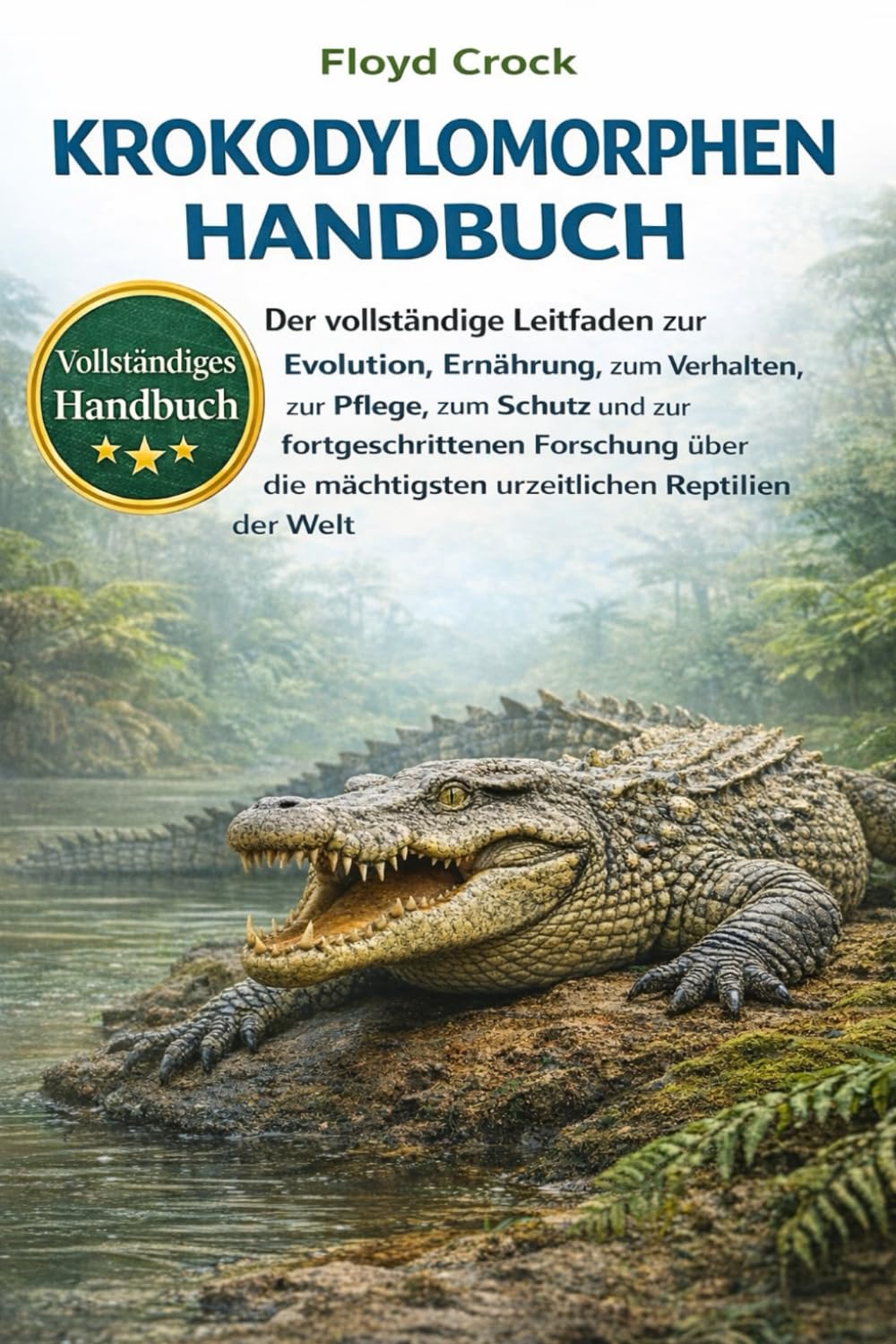 KROKODYLOMORPHEN-HANDBUCH: Der vollständige Leitfaden zur Evolution, Ernährung, zum Verhalten, zur Pflege, zum Schutz und zur fortgeschrittenen ... mächtigsten urzeitlichen Reptilien der Welt