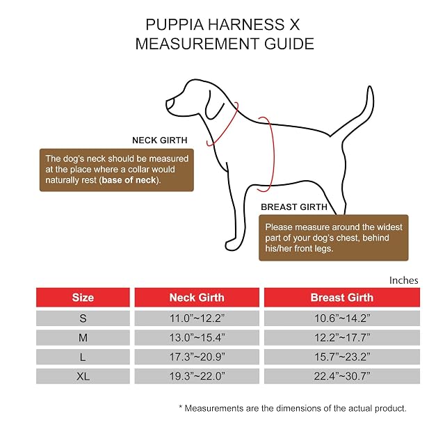Foto 5 de 5 de Puppia Spring and Summer Fashion X Type - Arnés para Perro, Color Negro, Talla M