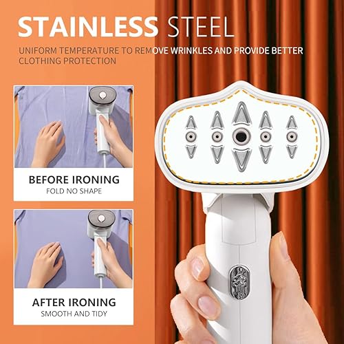 Miniatura 7 de Travel garment Steamer Iron for Clothes mini steam iron portable handheld clothing steamers travel size small hand held electric steam plancha a de