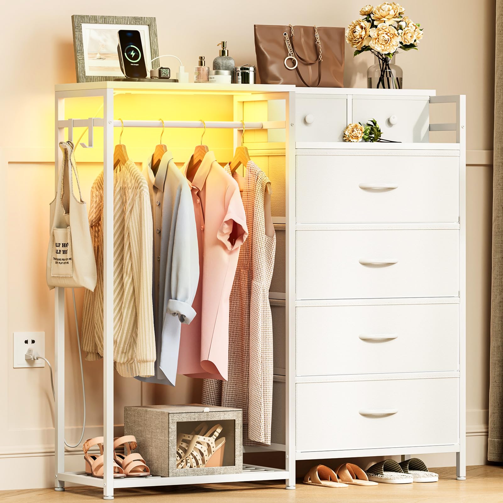 coleshome commode enfant 2-en-1 avec