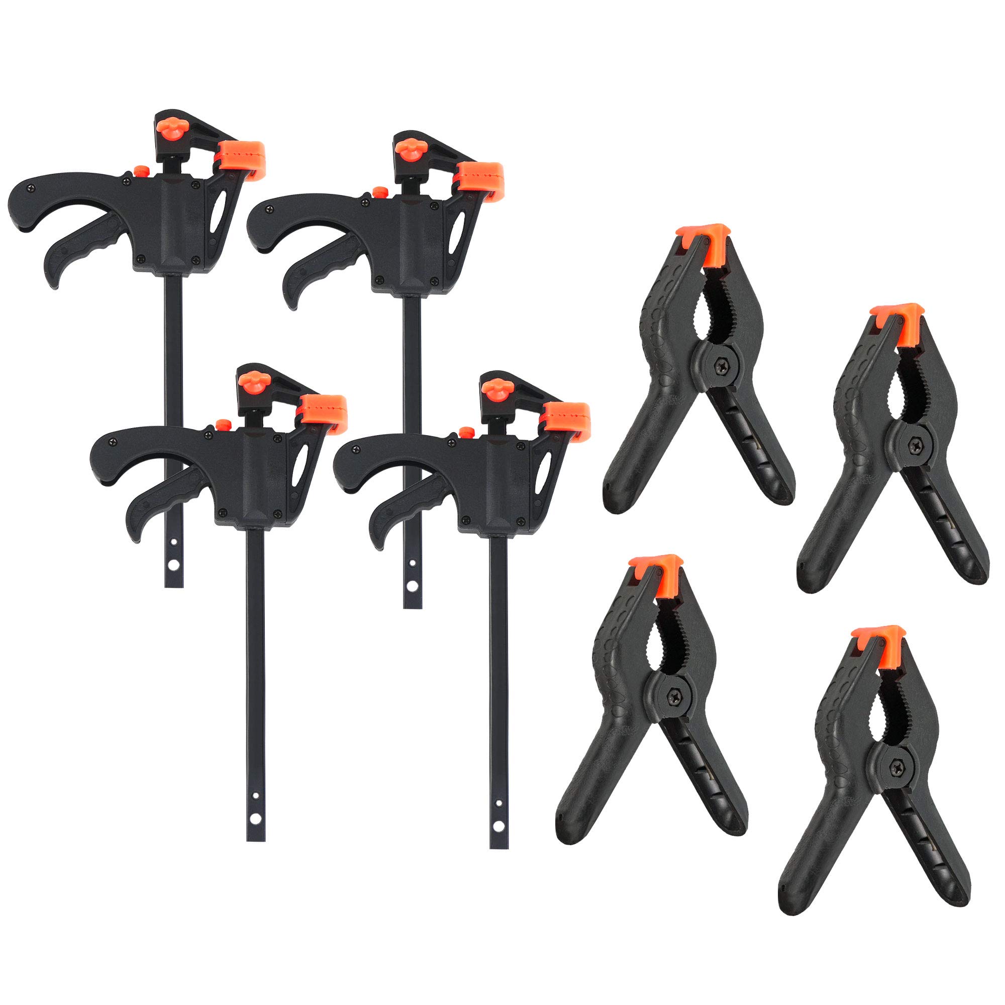 Buy Clamps Set, Wood Pole Clamp, Quick Grip Clamps 4 Inches Ratchet Bar