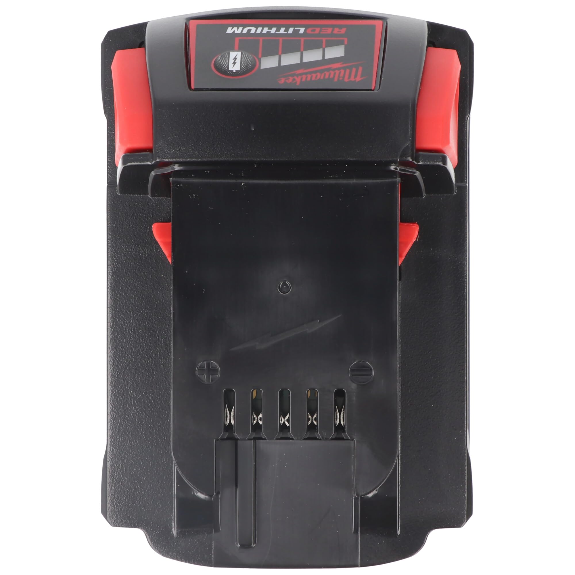 Milwaukee Batteria M18B5 5.0Ah Rossa e Nera Ioni di Litio