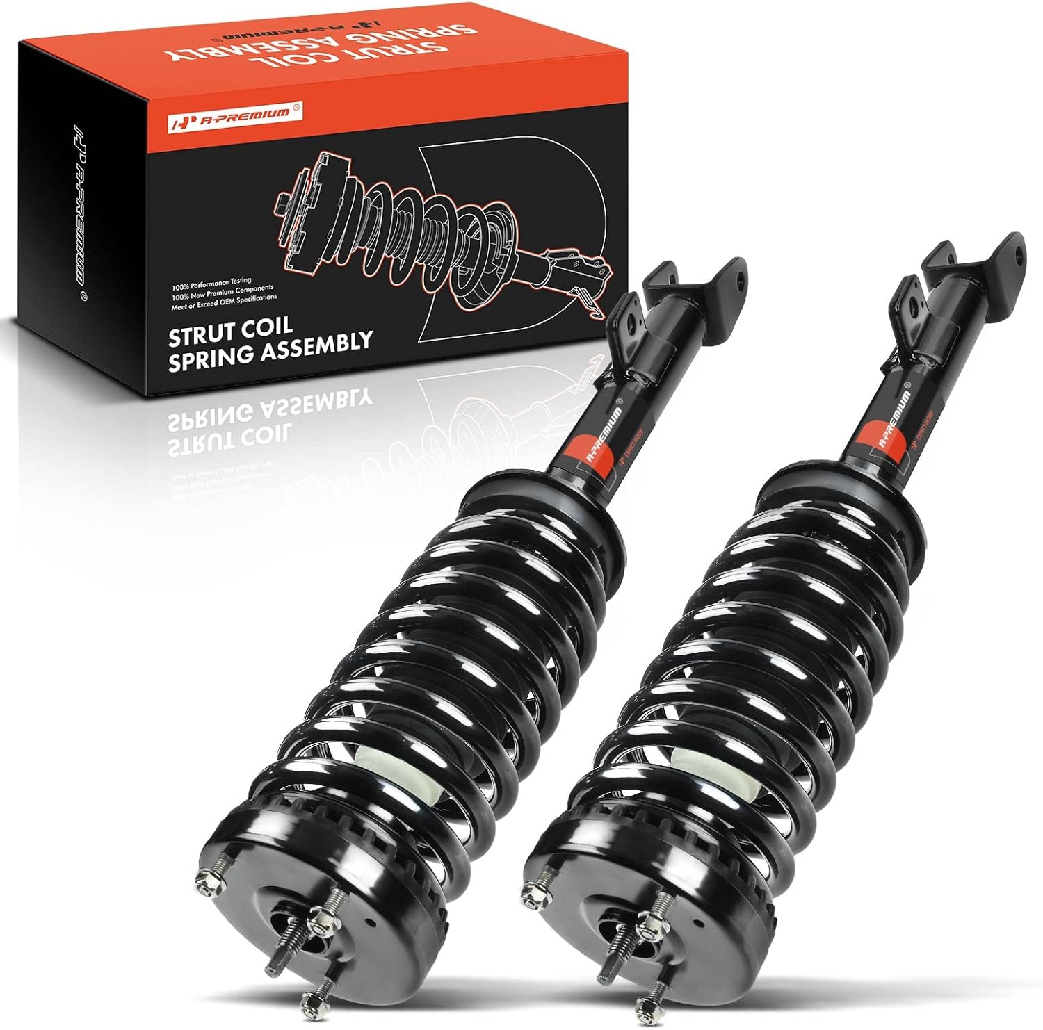 A-Premium Front Struts Compatible with Chrysler 300 [C RWD] 2005-2010, w/Performance Susp - 2x Replacement Suspension Complete Strut Assembly Shock with Coil Spring