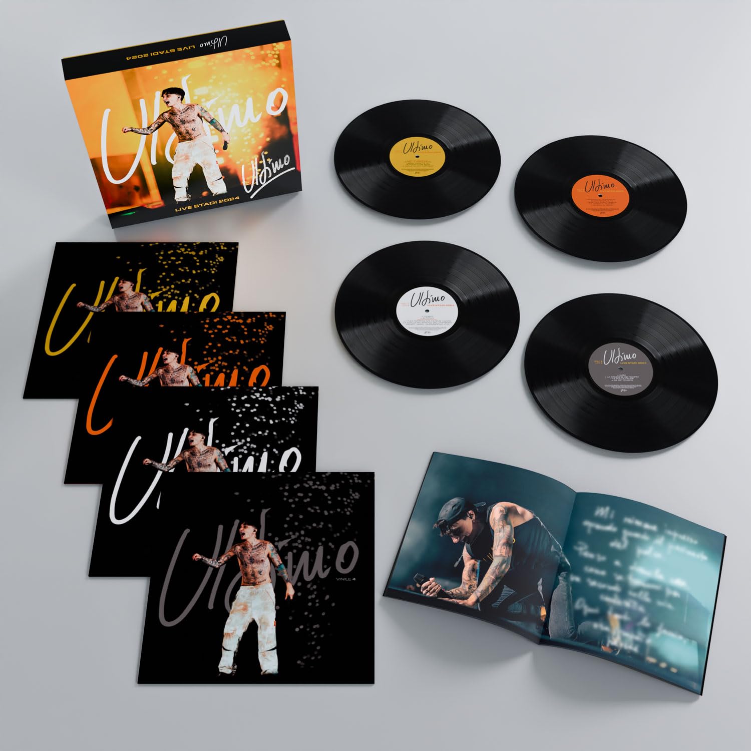 ULTIMO LIVE STADI 2024 - Box Quadruplo Vinile (autografato) - ESCLUSIVA AMAZON