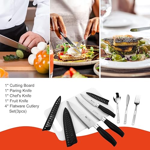 Miniatura 5 de Bolsa de almacenamiento de utensilios de cocina para campamento, juego de utensilios de cocina de campamento, bolsa de almacenamiento portátil