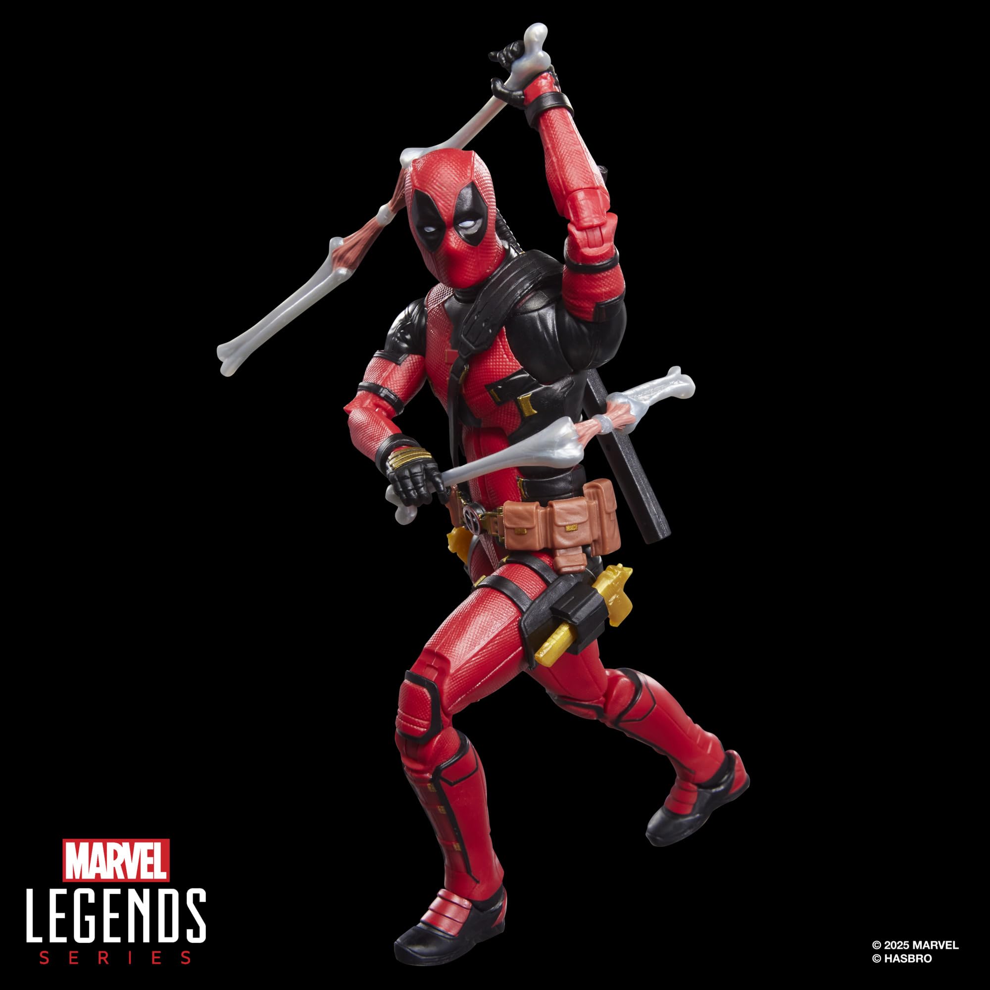 Marvel Legends Series Dogpool und Deadpool, Action-Figurengeschenk zum Sammeln zum Marvel Studios' Film Deadpool & Wolverine, Skala 15 cm | Marvel Legends Deadpool & Wolverine 15,2 cm Actionfigur Deluxe - Dogpool und Deadpool