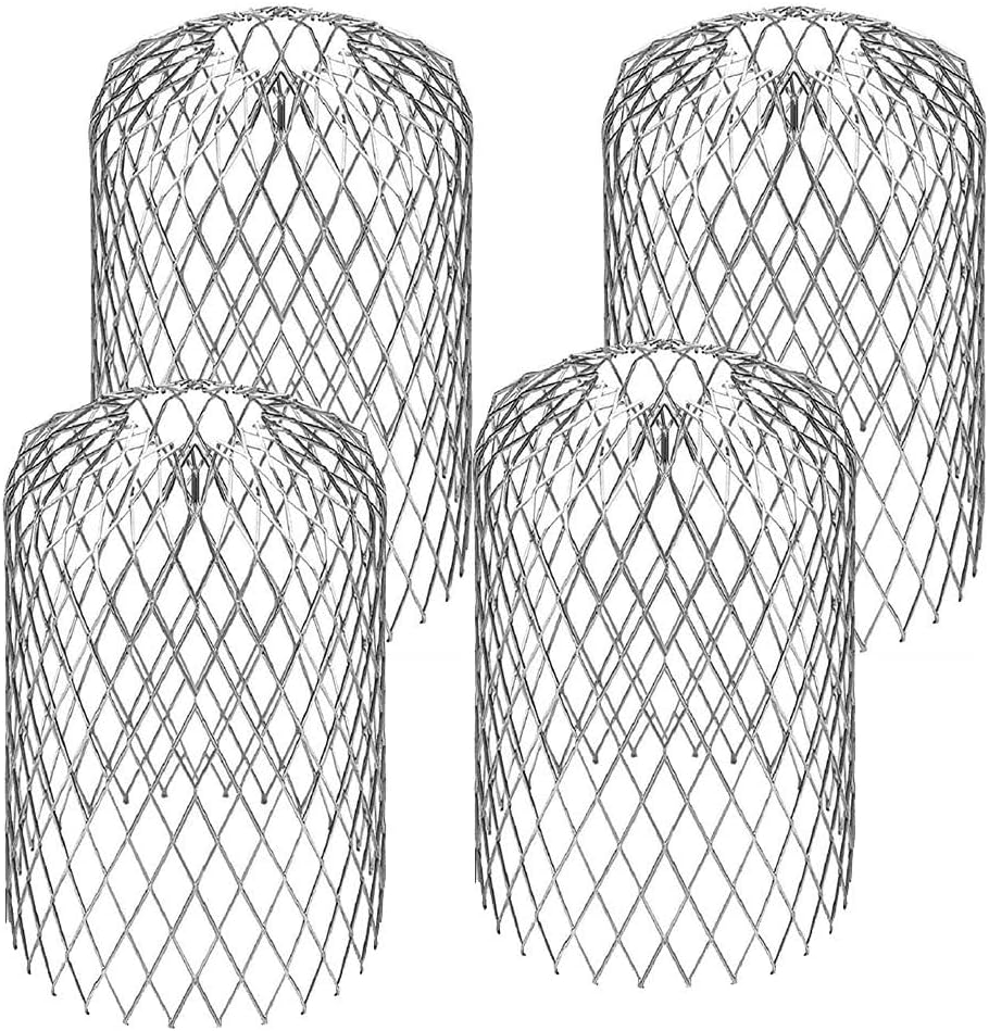 Gutter Guards Leaf Filter Gutter Strainer & Downspout Guard - Better Than Roof Screen - Mesh Leaf Guards with Up to 3 in Diameter - Gutter Drain Cover & Down Spout Rain Protector(4 Pack)