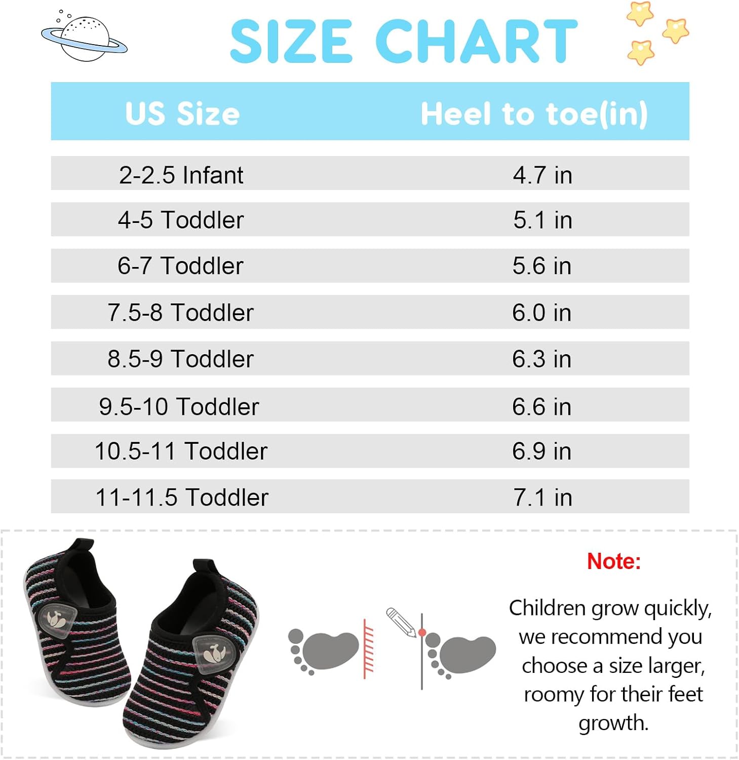 FEETCITY Toddler Walking Shoes Slip On Toddler Shoes Boys Girls Kids Sports Sneakers Casual School Shoes Barefoot Shoes - Image 5