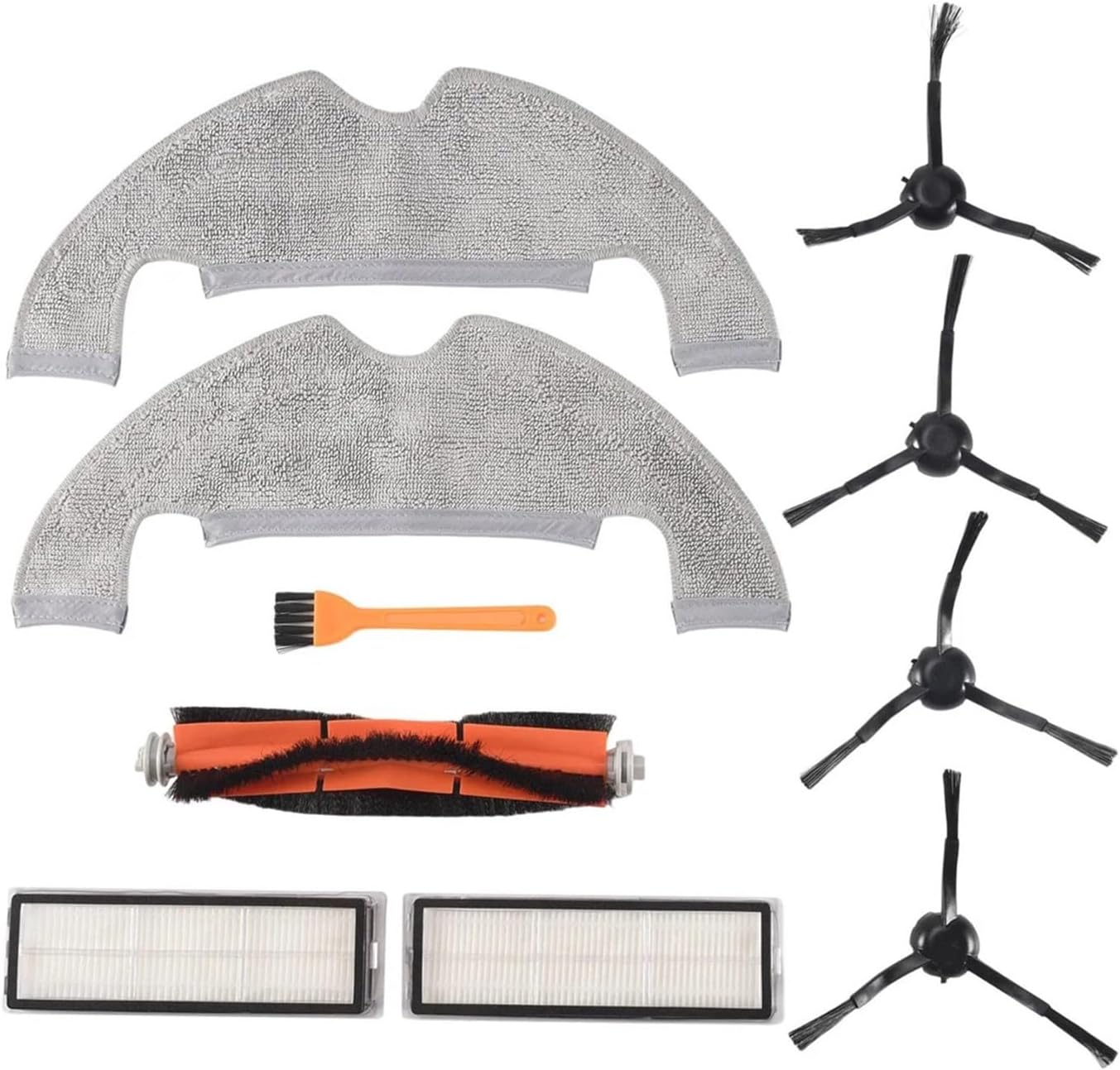 Replacement Parts Kits，Compatible for Xiaomi，Mi Robot Vacuum-Mop 2 Ultra STYTJ05ZHM Robotic Vacuum Cleaner Replace