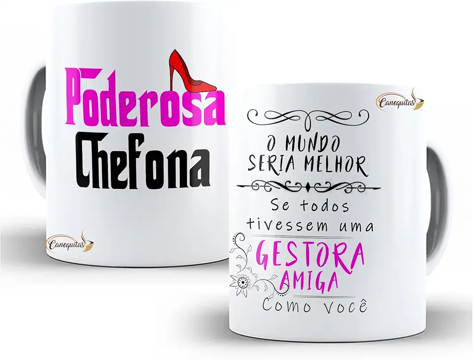 Caneca Personalizada Poderosa Chefona profissão Xicara Gestora