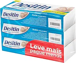Desitin Creme Preventivo De Assaduras Proteção Diária Creamy, Kit com 3 Unidades de 113g