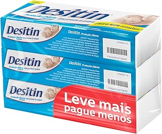 Desitin Creme Preventivo De Assaduras Proteção Diária Creamy, Kit com 3 Unidades de 113g