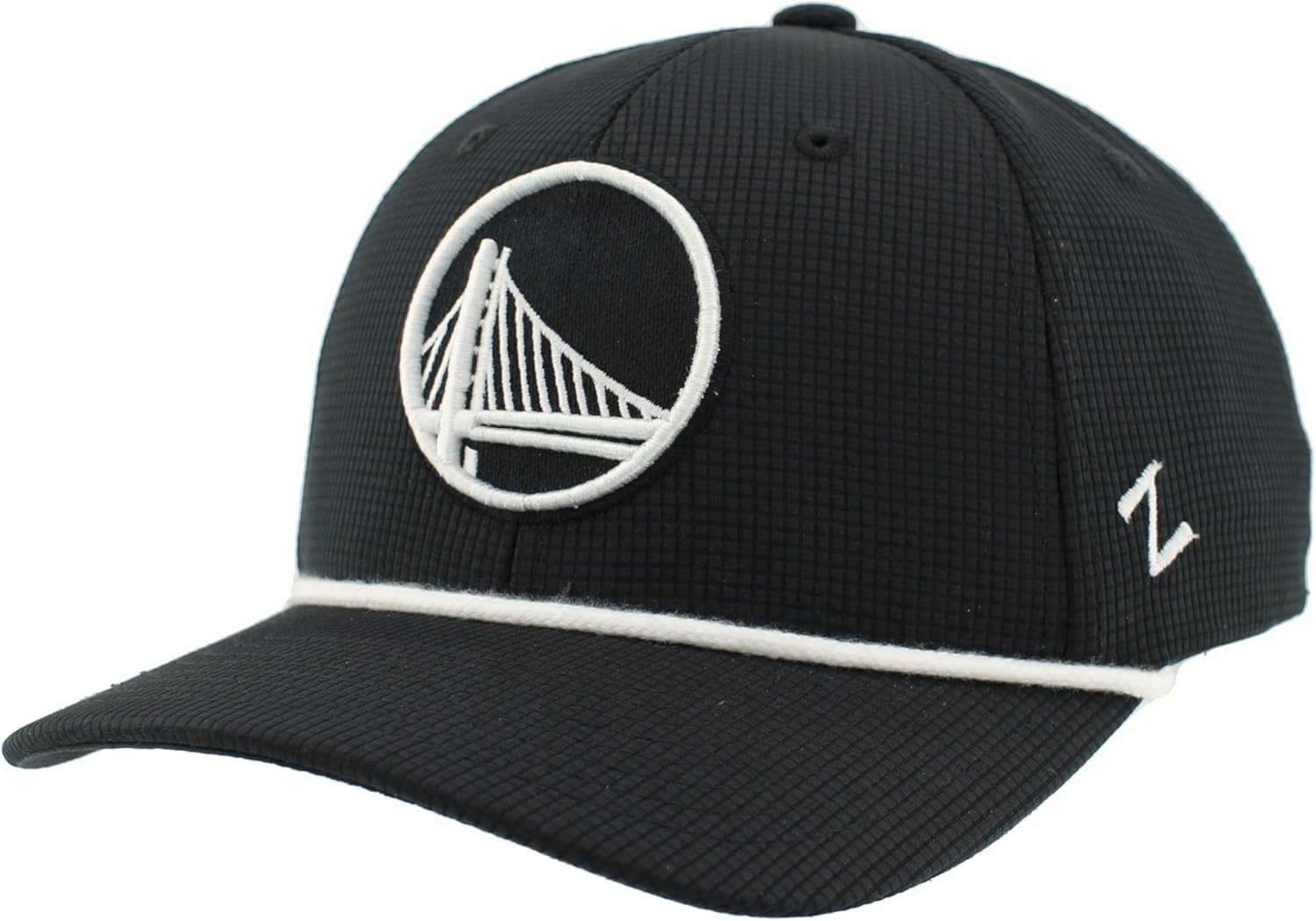 ZHATS NBA Unisex-Adult NBA Officially Licensed Rope Hat Snapback Backspin Contrast Black