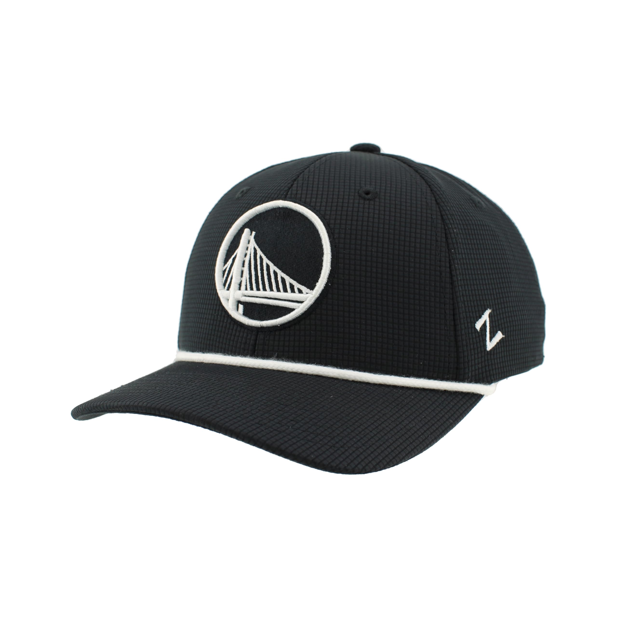 ZHATS Unisex's NBA Officially Licensed Rope Hat Snapback Backspin Contrast Black, One Size