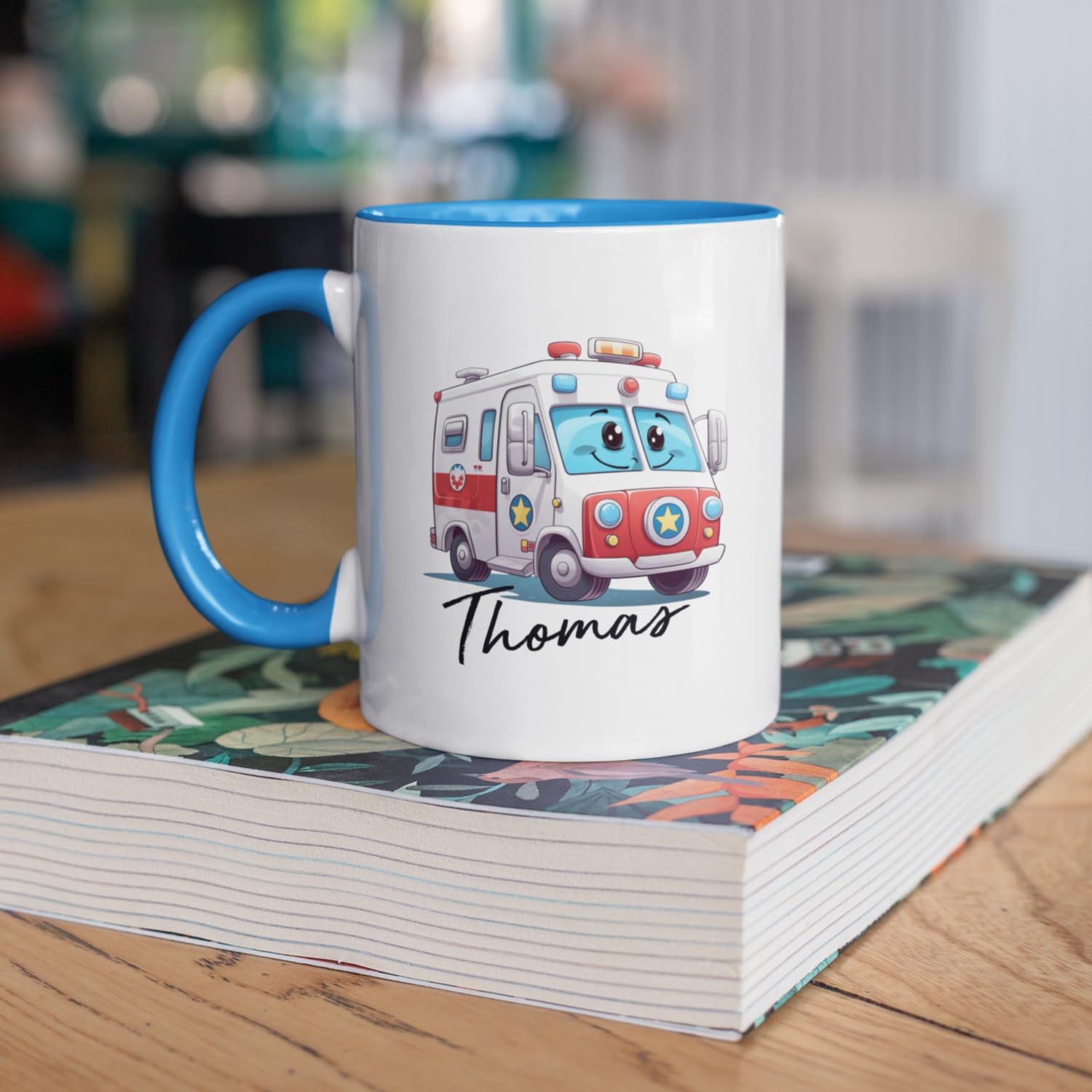 Amazon.com: ELPSTORE Personalized Ambulance Coffee Mug, Ambulance White  Teacup 11oz 15oz, Customized Ambulance Ceramic Coffee Cup With Name, Gifts  for Men Women Family, Funny Ambulance Mug Gift Mug : Home & Kitchen