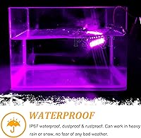 Vista 3 de PSEQT 10 unidades de luces LED de tira de roca para auto, luces de rueda de bajo brillo, kits de iluminación para guardabarros, impermeables