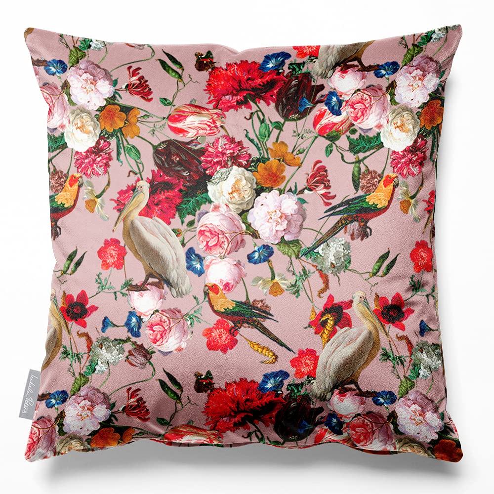 Izabela Peters Rosewater Velvet Cushions - Set Of 50 Cm, Peruvian Paradise - Eco-Friendly, Chair & Sofa Cushions
