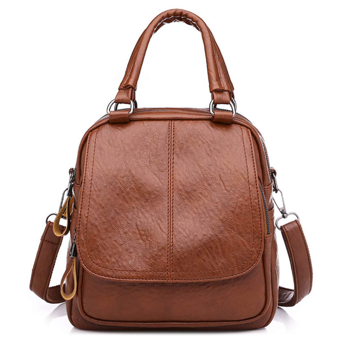Lanso Pretty Pu Leather Women'S Fashion Multipurpose Backpack Shoulder Bag Zipper For Mobile Phone Keys Travel Backpack Bags