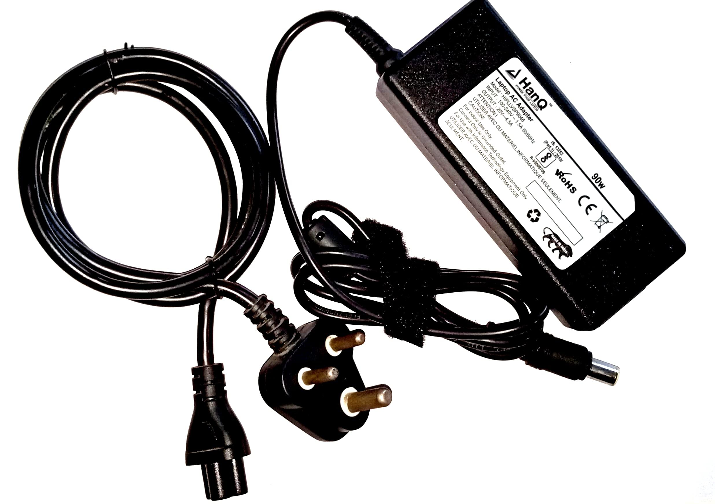 HanQ Laptop Charger for IBM Lenovo Edge E430 6271-ADU Edge E430 6271-AEU 20V 4.5A 90W 7.9MM X 5.5MM Pin Diameter Laptop Adapter with Power Cord Free.