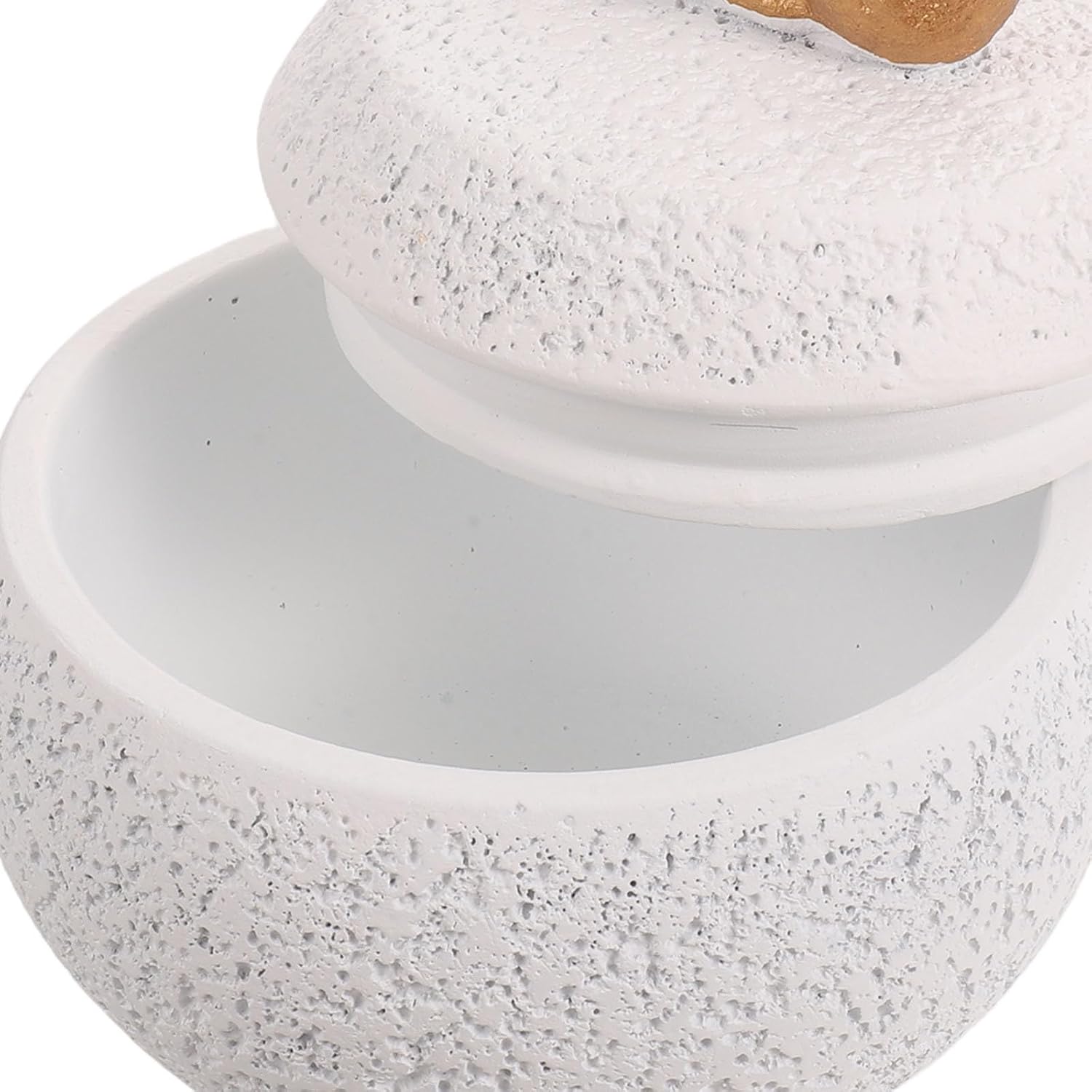 Cremation Urn for Cat - Pet Ashes Box - Textured Ceramic Keepsake Container Jar with Lid for Kitten Memorial Hair Sympathy Remembrance