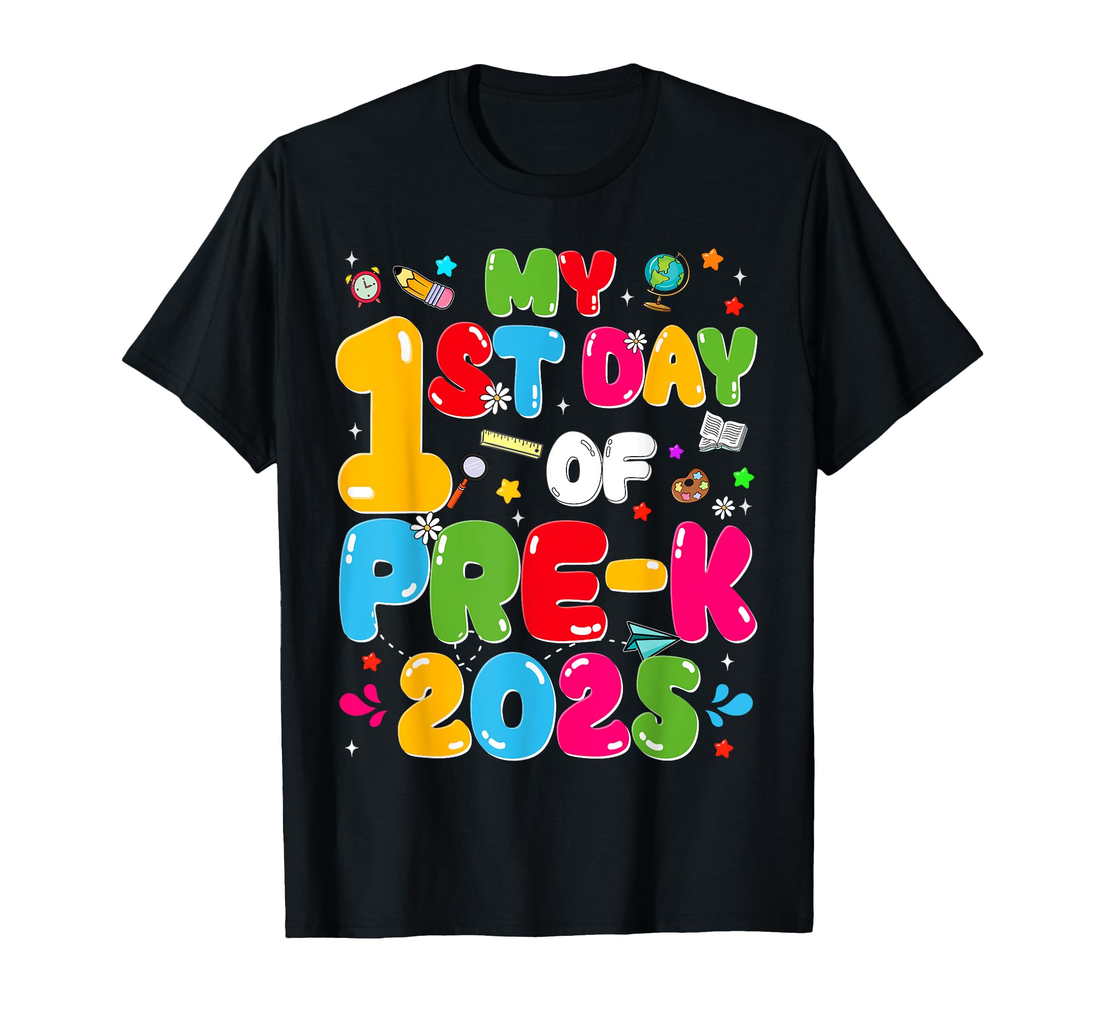 My 1st Day Of Pre-K 2025 Back To School Teachers Boys Girls T-Shirt