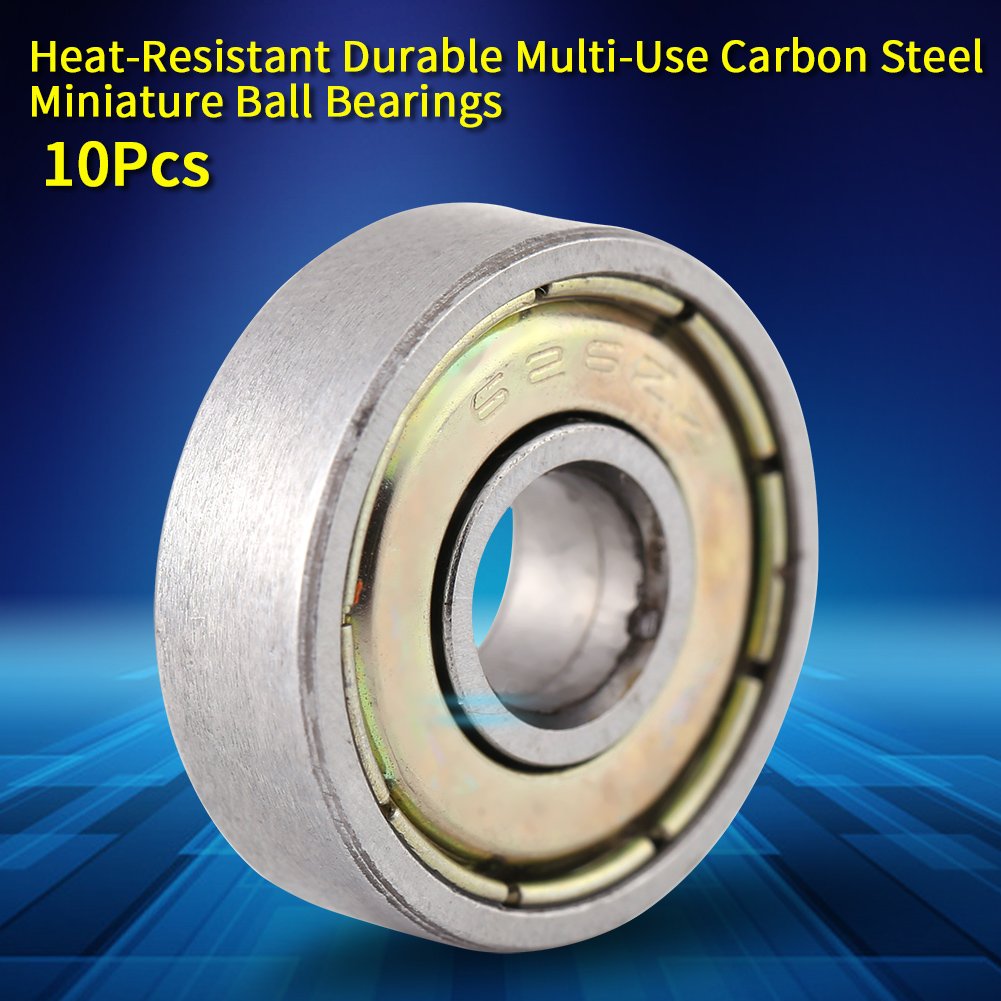 10 Cuscinetti A Sfera 6x19x6 Mm - 626ZZ Schermati Per Macchinari Industriali E Auto