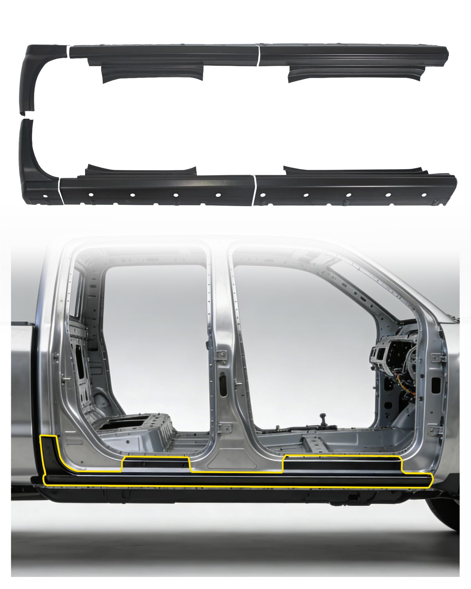 Photo 1 of Mountainpeak Rocker Panel & Cab Corner Fit for 14-18 Silverado & Sierra