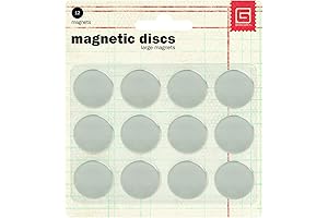 BasicGrey Magnetic Adhesive Discs: Craft, Hobby, Scrapbooking, Paper Crafting, Card Making Essentials