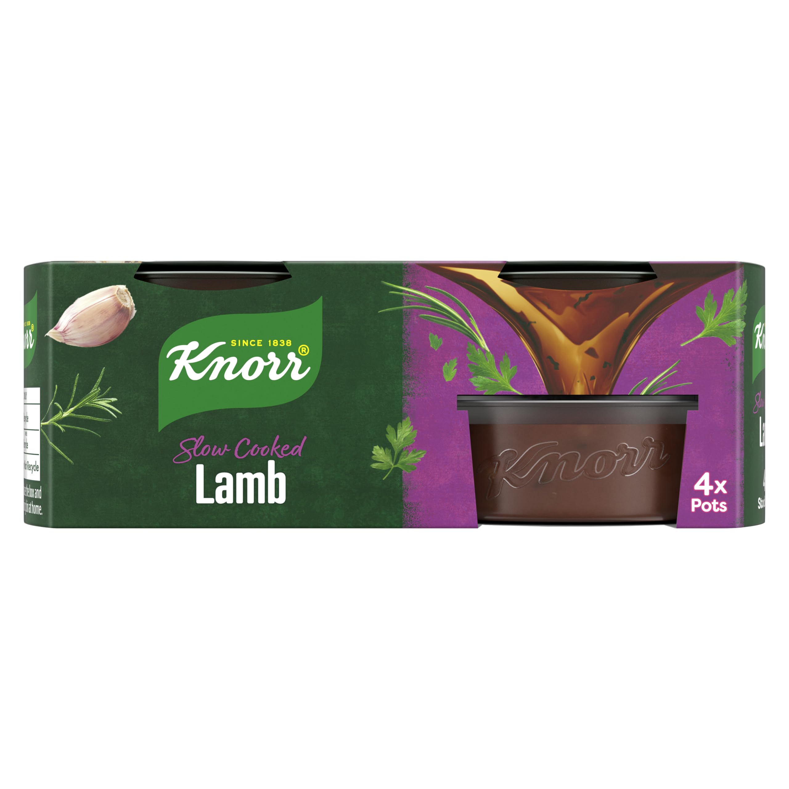 Knorr Lamb Stock Pots gluten-free to add a rich lamb flavour to your dishes 4x 28 g