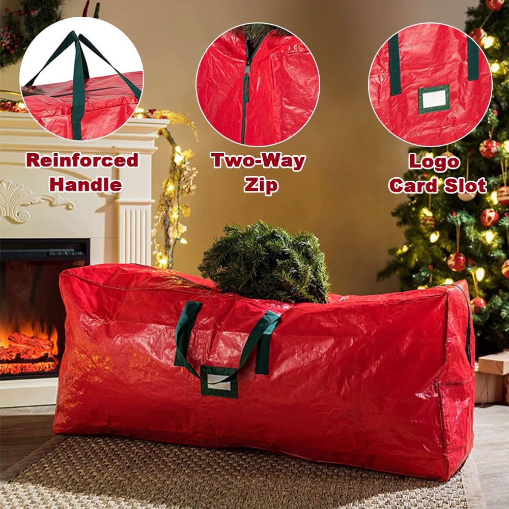 Sacco Per Albero Di Natale ODOT - Per Alberi Fino A 2.7m, Impermeabile E Resistente, Rosa - Foto 10