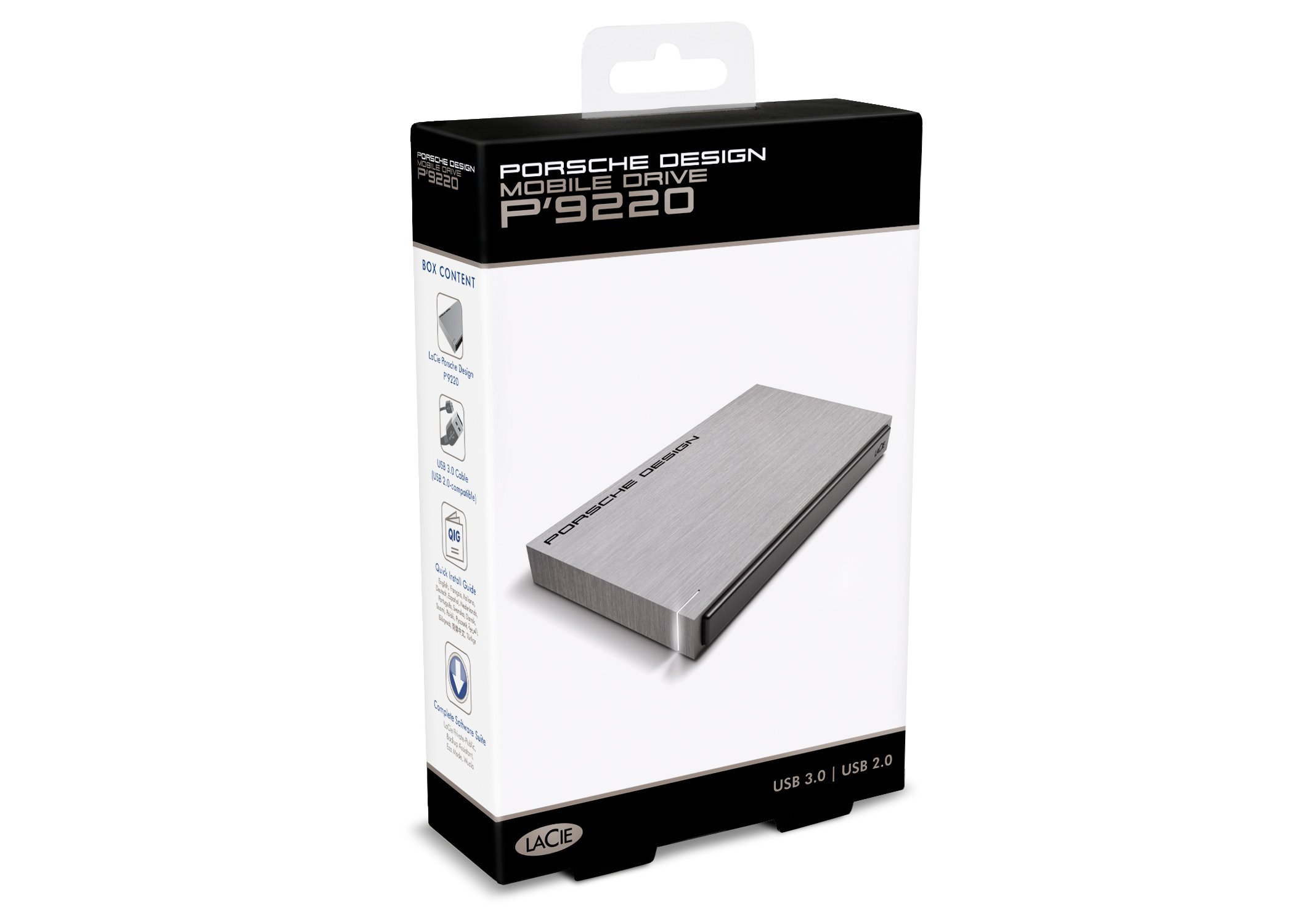 LaCie Porsche Design P'9220 1 TB USB 3.0 Portable External Hard