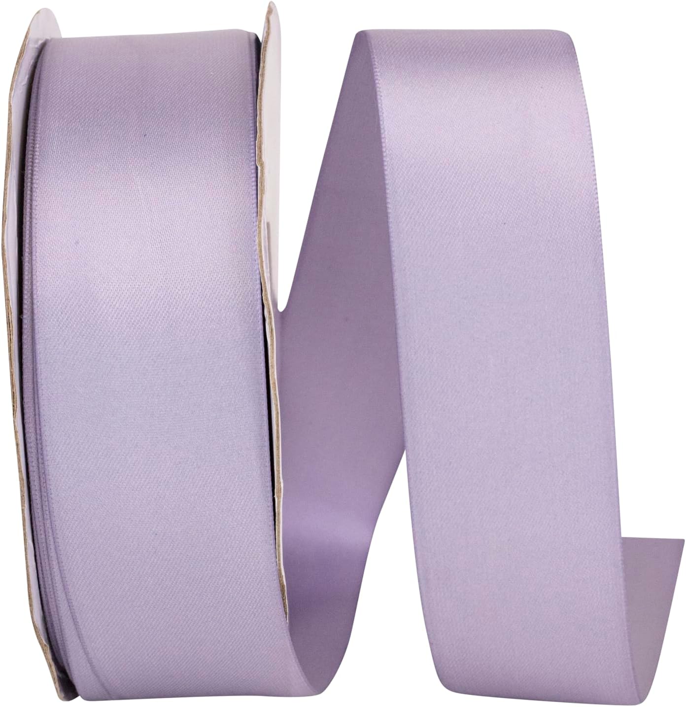 Reliant Ribbon Double Face Df Satin - Bridal Colors Ribbon, 1-1/2 Inch X 50 Yards, Rose Gold