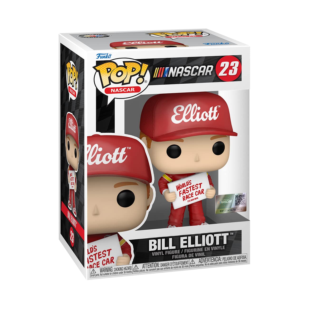 Funko POP! NASCAR: Bill Elliott Fastest Sign, Collectable Vinyl Figure, Gift Idea, Official Merchandise - Image 2