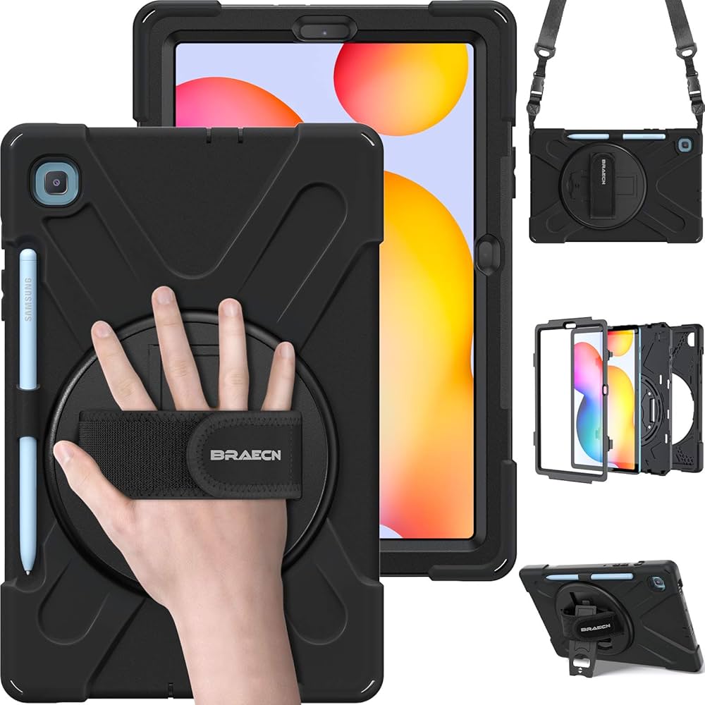 Samsung Galaxy Tab S6 Lite Wi-Fi + ケース Amazon.com: BRAECN for Samsung Galaxy Tab S6 lite Case 10.4