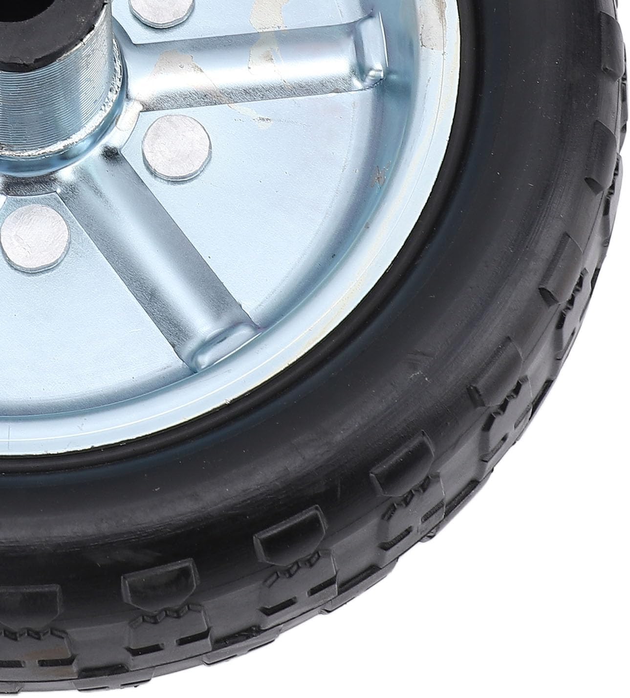 10 Inch Trailer Jack Wheel Replacement, 2000lbs Capacity, 84mm Rim, Oil Proof High Strength Caster for Trailers, RVs, Boats